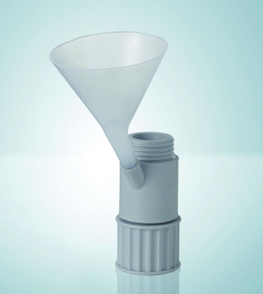 Adapter with filling tube NS 12/21 for bottle-top dispensers and digital burettes Adapter with filling tube NS 12/21 for bottle-top dispensers and digital burettes