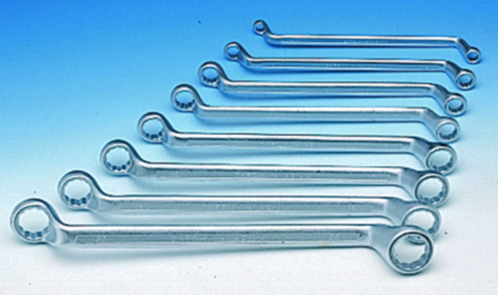 Double-ended ring spanner set Double-ended ring spanner set