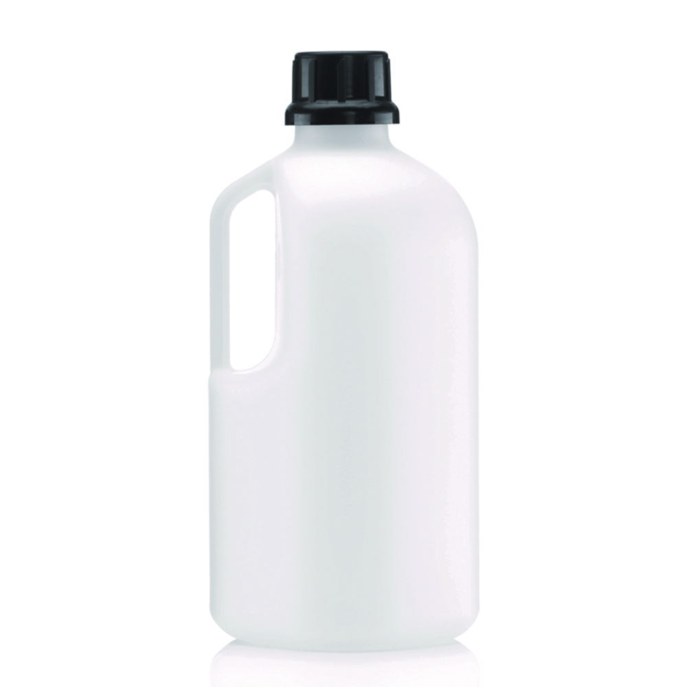 Narrow-mouth reagent bottles without closure series 310 "Safe Grip", HDPE, UN-approved, white Narrow-mouth reagent bottles without closure series 310 "Safe Grip", HDPE, UN-approved, white