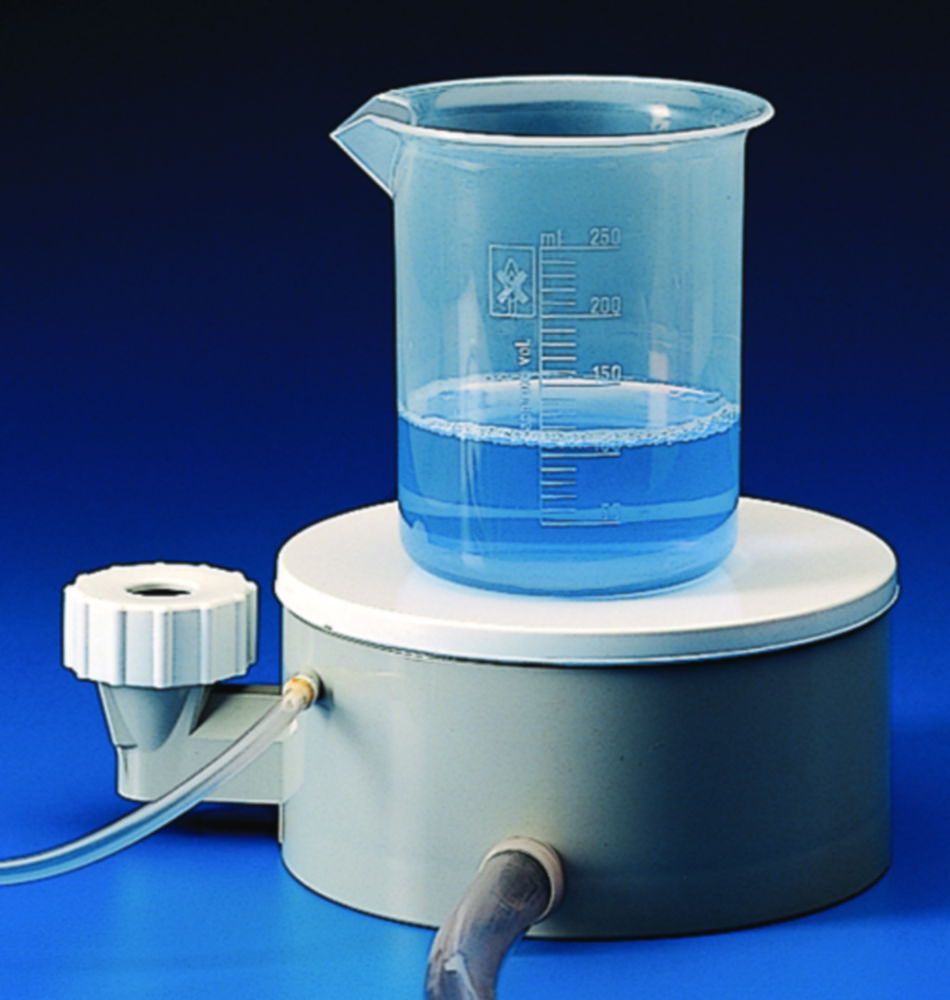 Magnetic stirrer, operated by water/air pressure Magnetic stirrer, operated by water/air pressure