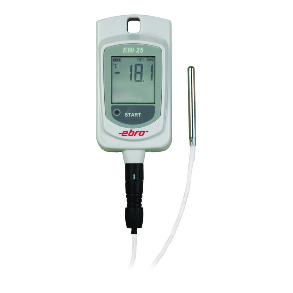 Wireless temperature data logger EBI 25-TX, with external temperature sensor TPX 25-3 Wireless temperature data logger EBI 25-TX, with external temperature sensor TPX 25-3