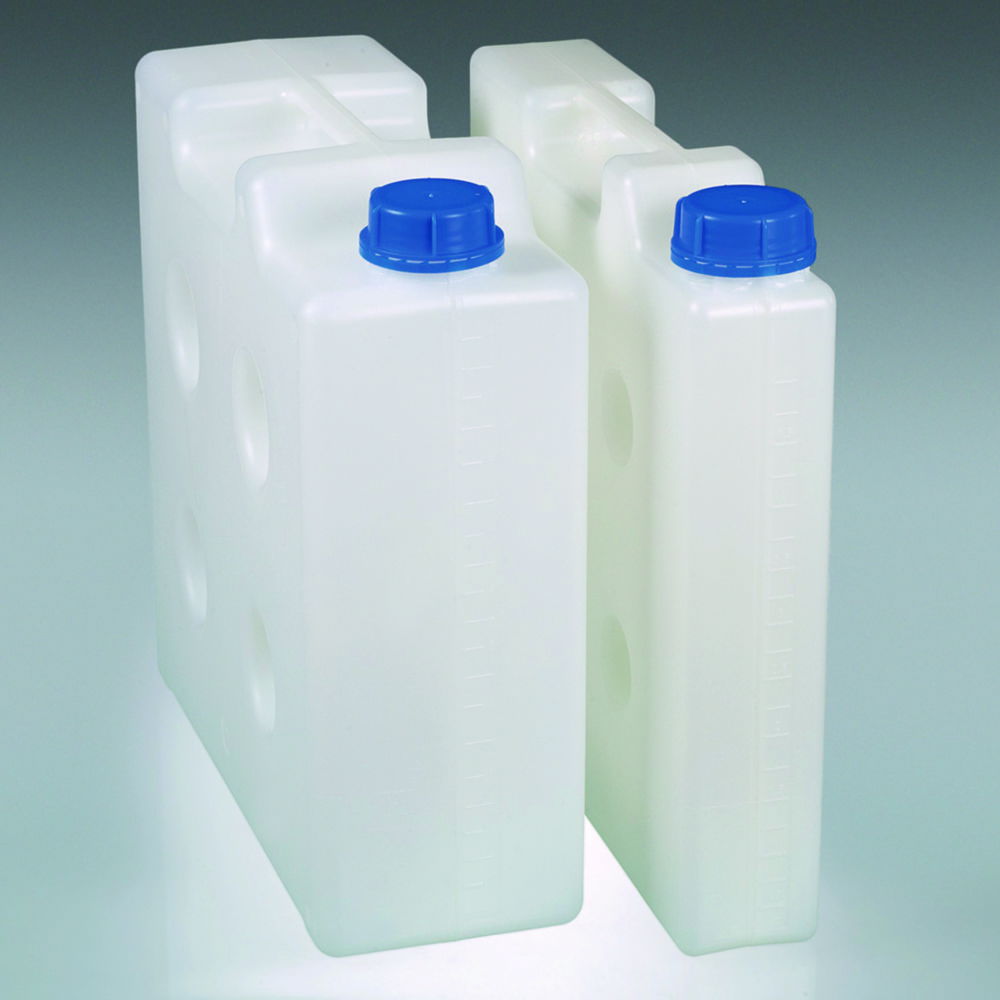 Space saving jerrycan Flachmann LaboPlast®, PP, without threaded connector Space saving jerrycan Flachmann LaboPlast®, PP, without threaded connector