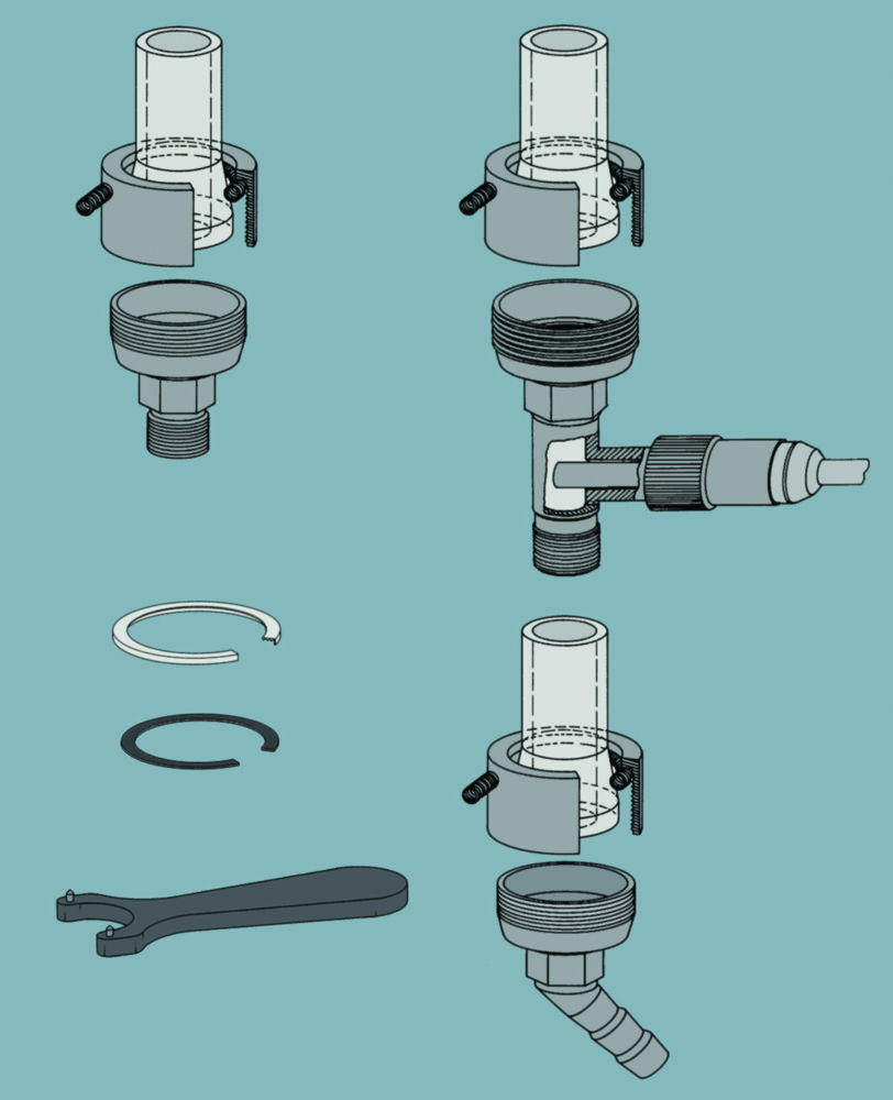 Tubing adapters for heating and cooling connection