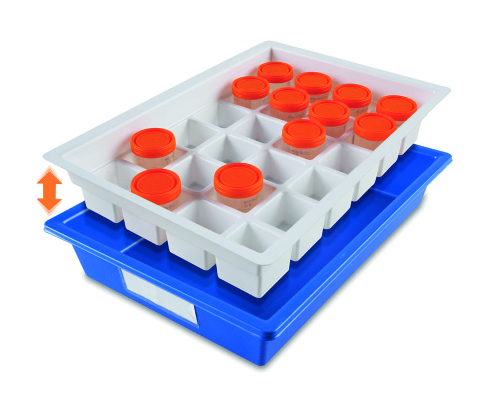 Laboratory trays with insert, DROPLET™, PS Laboratory trays with insert, DROPLET™, PS