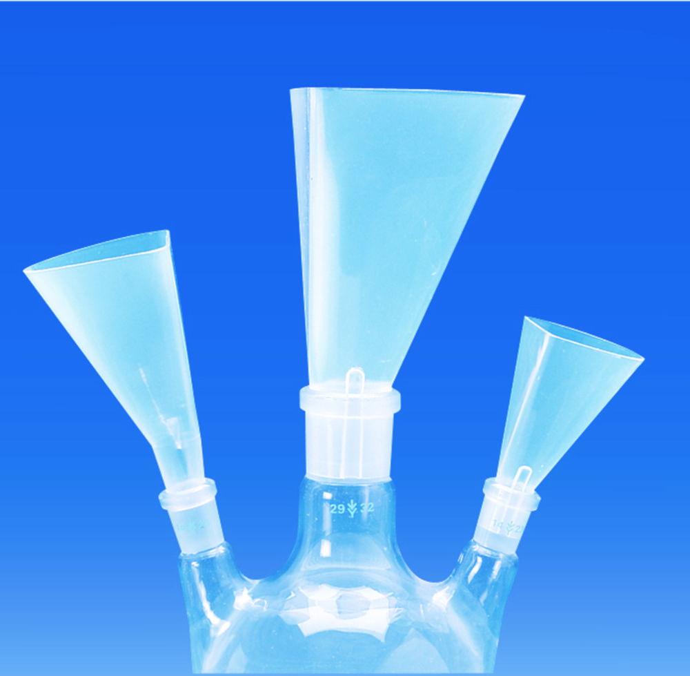 Powder funnels with NS-cone, PP