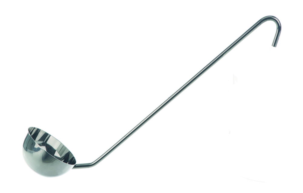 Ladles, stainless steel, round handle Ladles, stainless steel, round handle