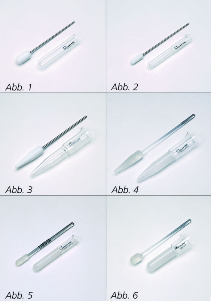 Homogenisers with PTFE or glass pestles Homogenisers with PTFE or glass pestles