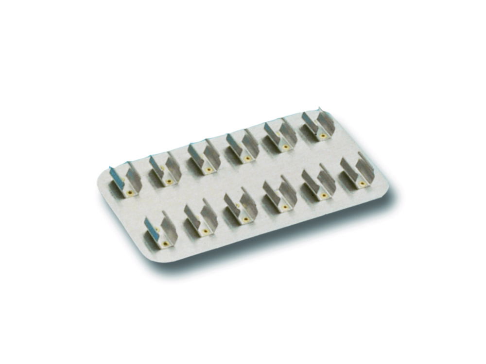 Clip plates for tubes Clip plates for tubes
