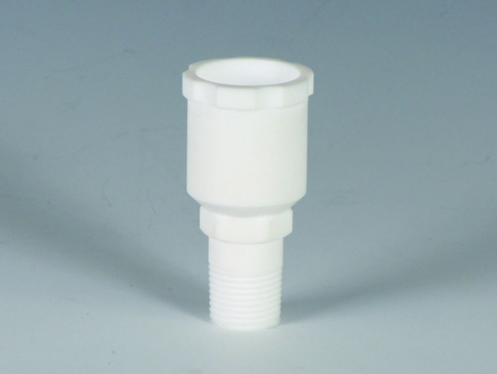 Connectors with ground joint, PTFE for Reactor lids
