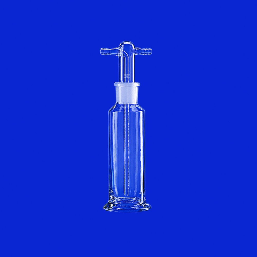 Gas washing bottles acc. to Drechsel, without Filter