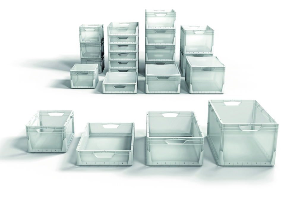 Euronormboxes, PP, stackable