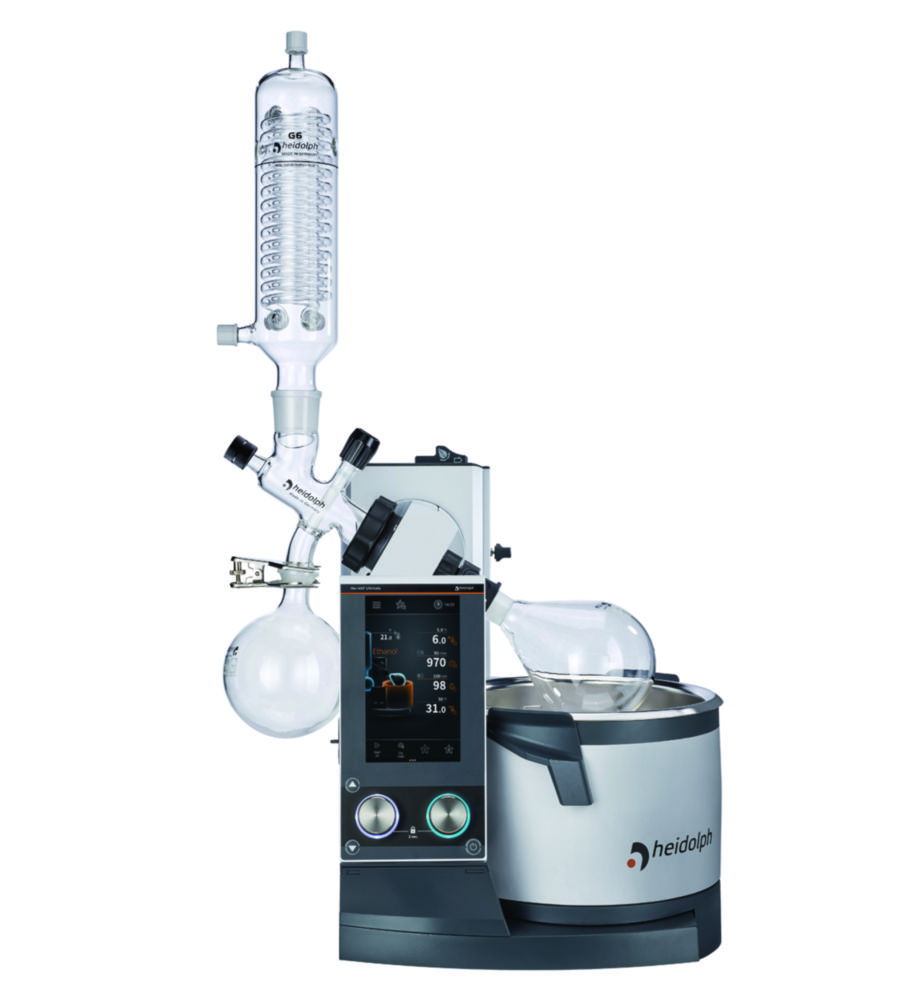 Rotary Evaporators Hei-VAP Ultimate Control, with motor lift, reflux condenser Rotary Evaporators Hei-VAP Ultimate Control, with motor lift, reflux condenser