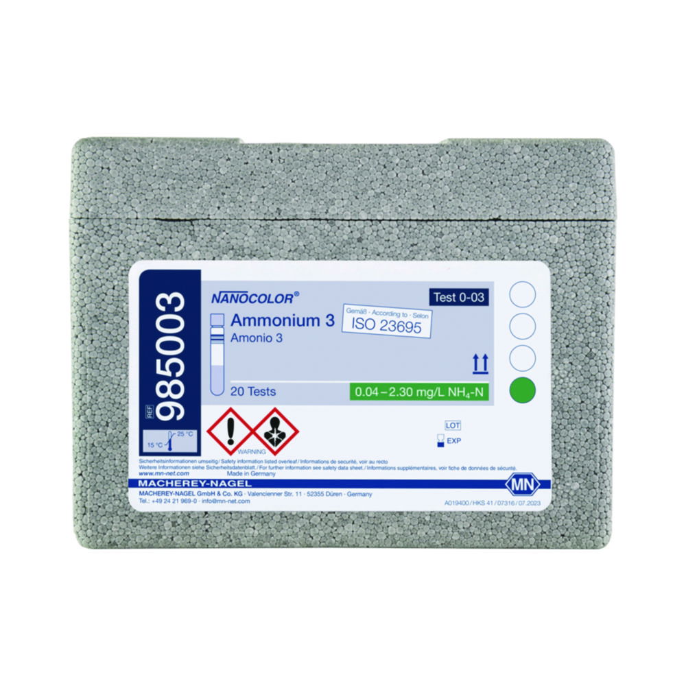 Tube tests NANOCOLOR® Ammonium Tube tests NANOCOLOR® Ammonium
