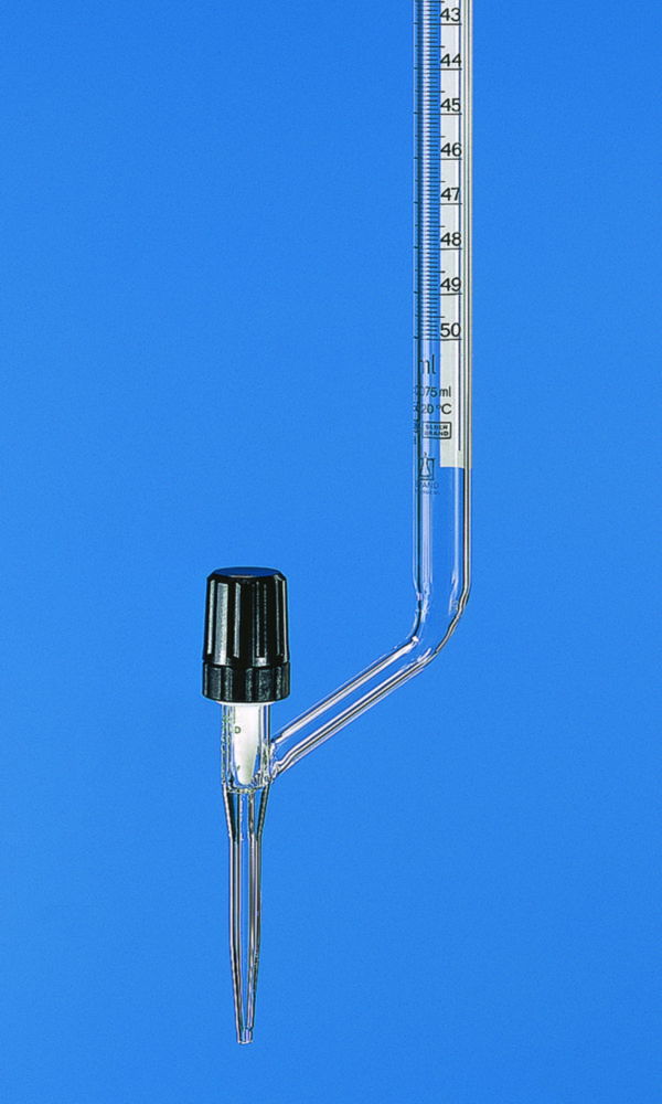 Burettes, lateral valve cock, Boro 3.3, Class B Burettes, lateral valve cock, Boro 3.3, Class B