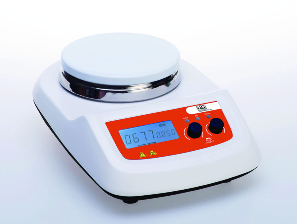 Magnetic stirrer with heating LLG-uniSTIRRER 5 pro, complete set Magnetic stirrer with heating LLG-uniSTIRRER 5 pro, complete set