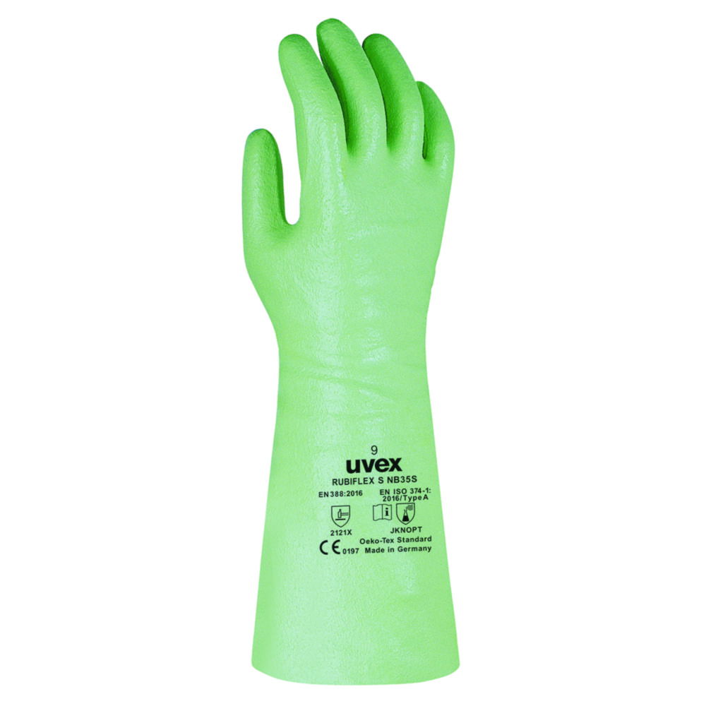 Chemical Protection Gloves uvex rubiflex S, NBR Chemical Protection Gloves uvex rubiflex S, NBR