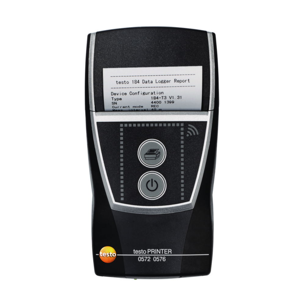 Mobile printer for testo data loggers Mobile printer for testo data loggers