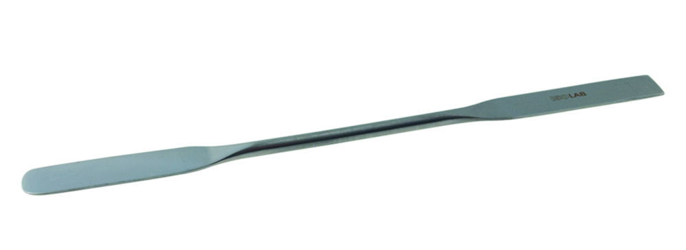 Double ended spatulas, 18/10 steel Double ended spatulas, 18/10 steel