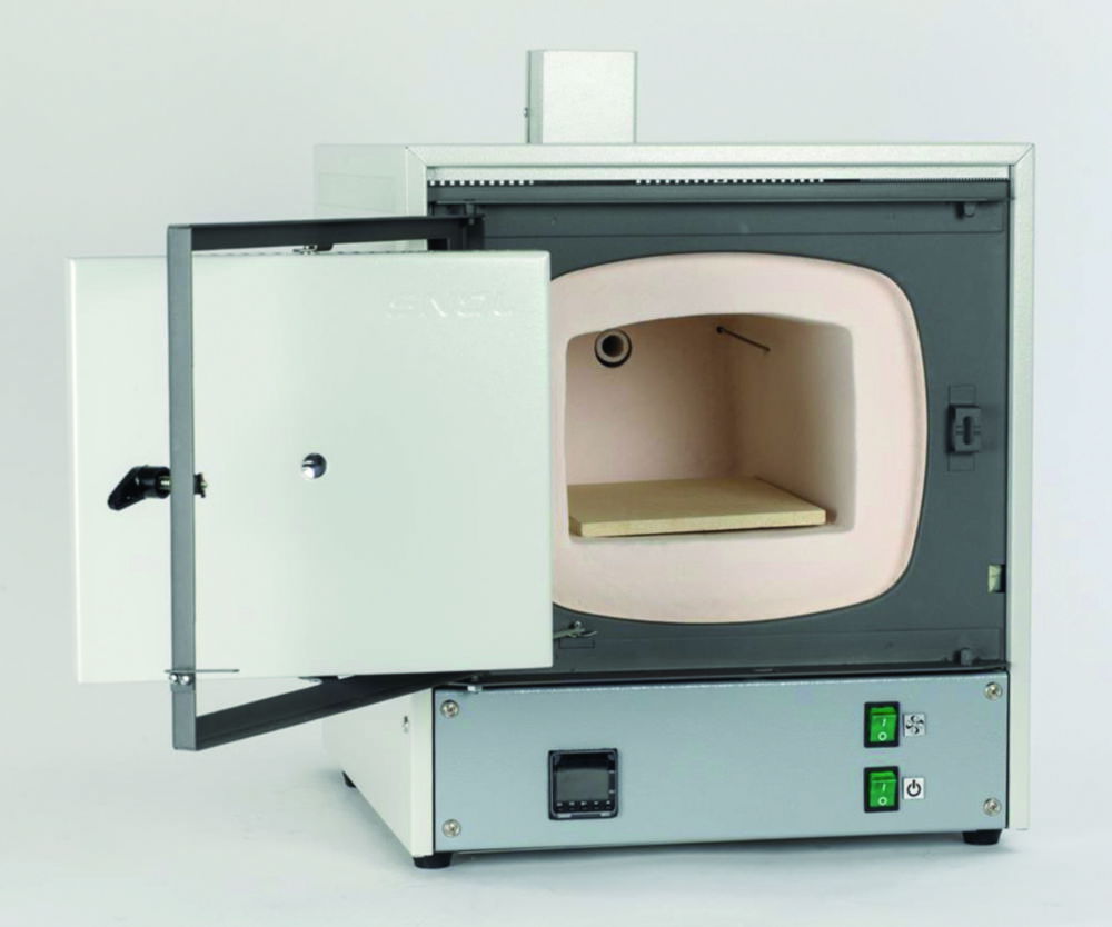 Ashing furnaces SNOL 10/1300, up to 1300 °C, Omron E5CC-T controller