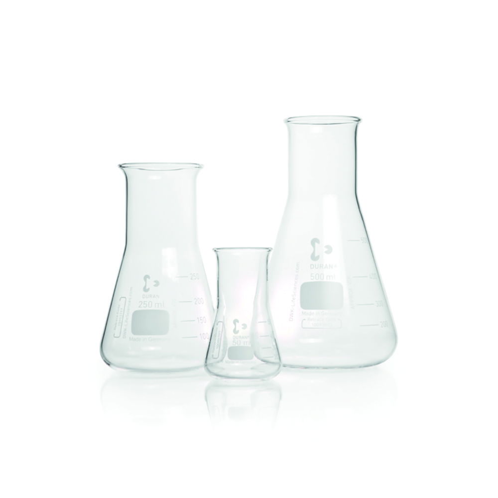 Erlenmeyer flasks, DURAN®, wide neck Erlenmeyer flasks, DURAN®, wide neck