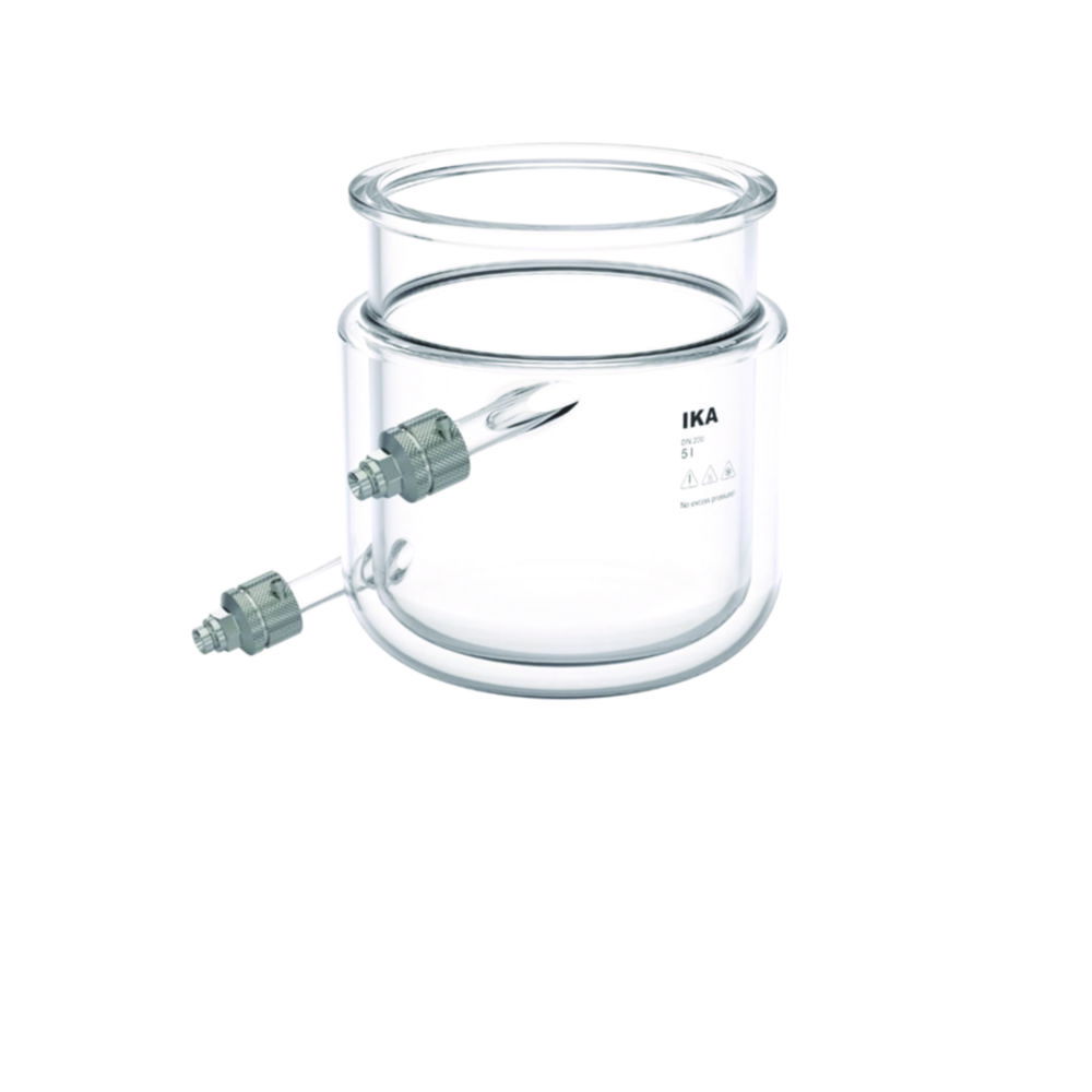 Reactor vessels for laboratory reactors LR-5.ST, borosilicate glass 3.3, without bottom discharge valve Reactor vessels for laboratory reactors LR-5.ST, borosilicate glass 3.3, without bottom discharge valve