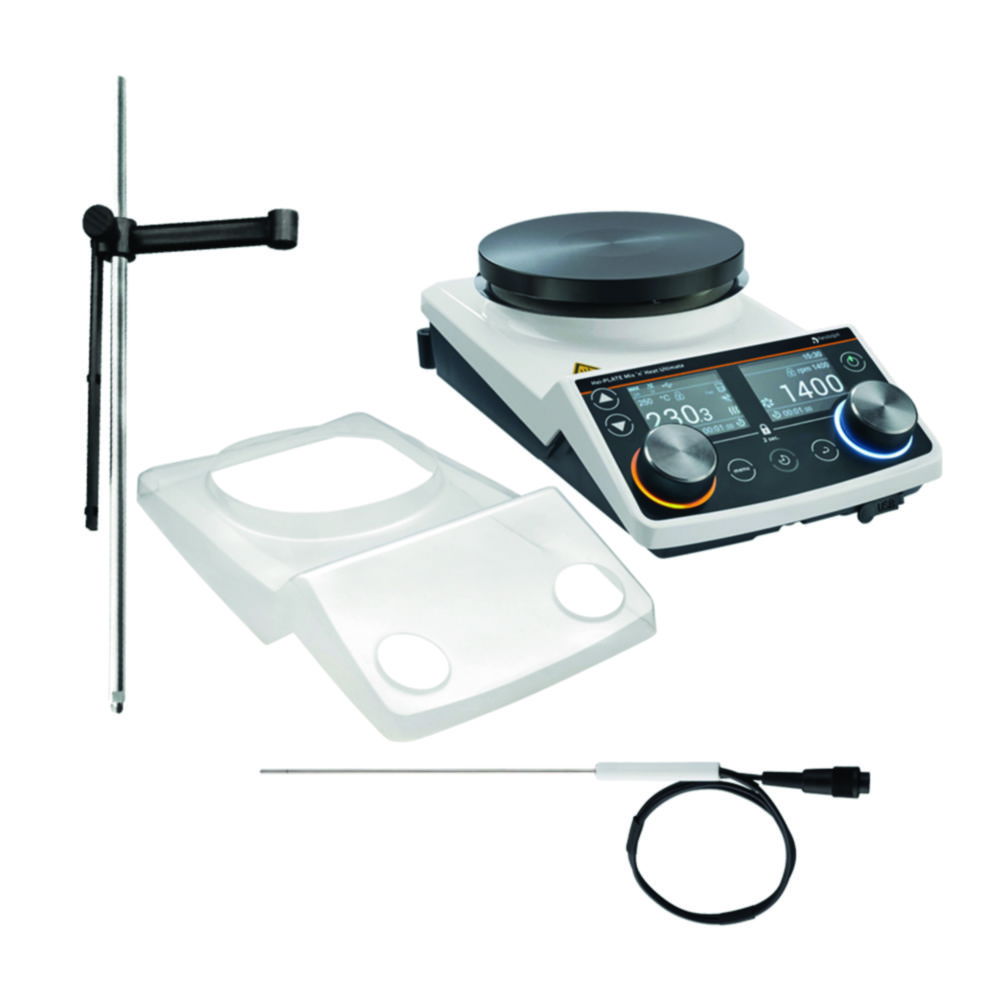 Magnetic stirrer Hei-PLATE Mix'n'Heat Ultimate Sensor Advanced package Magnetic stirrer Hei-PLATE Mix'n'Heat Ultimate Sensor Advanced package