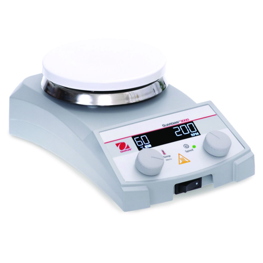 Magnetic stirrer Guardian™ 3000, with round top plate Magnetic stirrer Guardian™ 3000, with round top plate