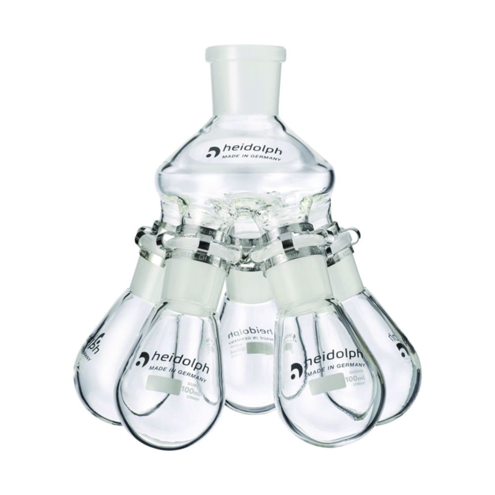 Distilling Spiders with flasks for Rotary Evaporators Hei-VAP series Distilling Spiders with flasks for Rotary Evaporators Hei-VAP series