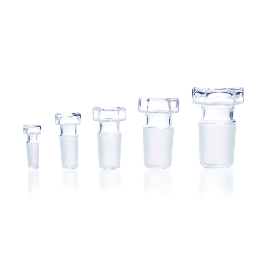 Hexagonal hollow stopper DURAN®, flat Hexagonal hollow stopper DURAN®, flat