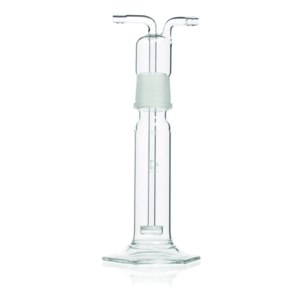 Gas washing bottles Duran®, with filter disc
