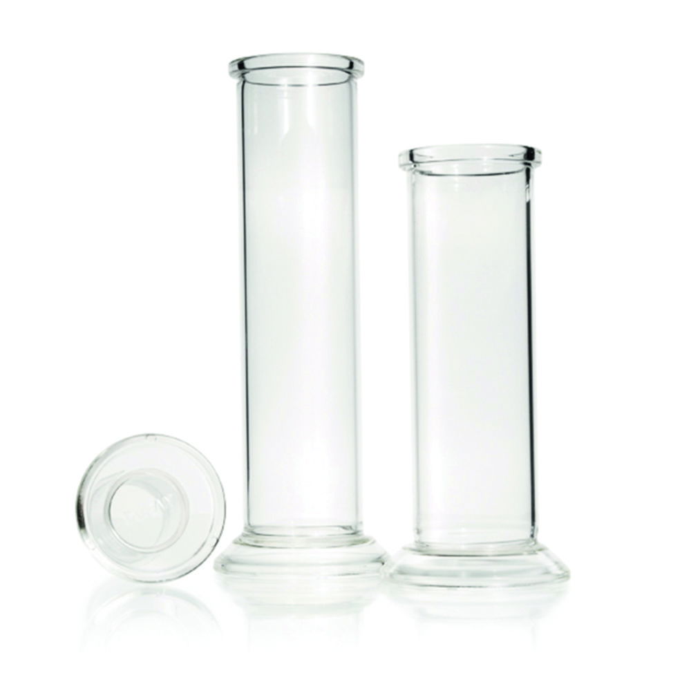 Standing cylinder, DURAN®, rim flanged and surface-ground Standing cylinder, DURAN®, rim flanged and surface-ground