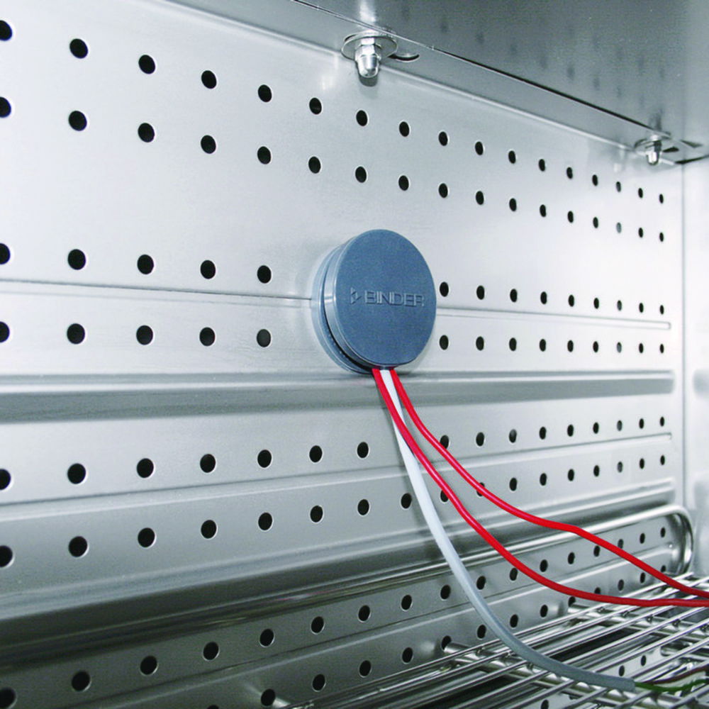 Access port with silicone plug for CO2 incubators CB series Access port with silicone plug for CO2 incubators CB series