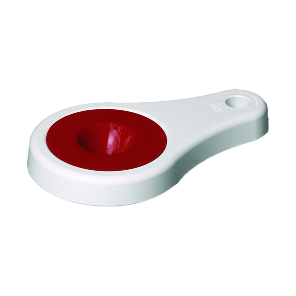 Funnel holder with reducing insert