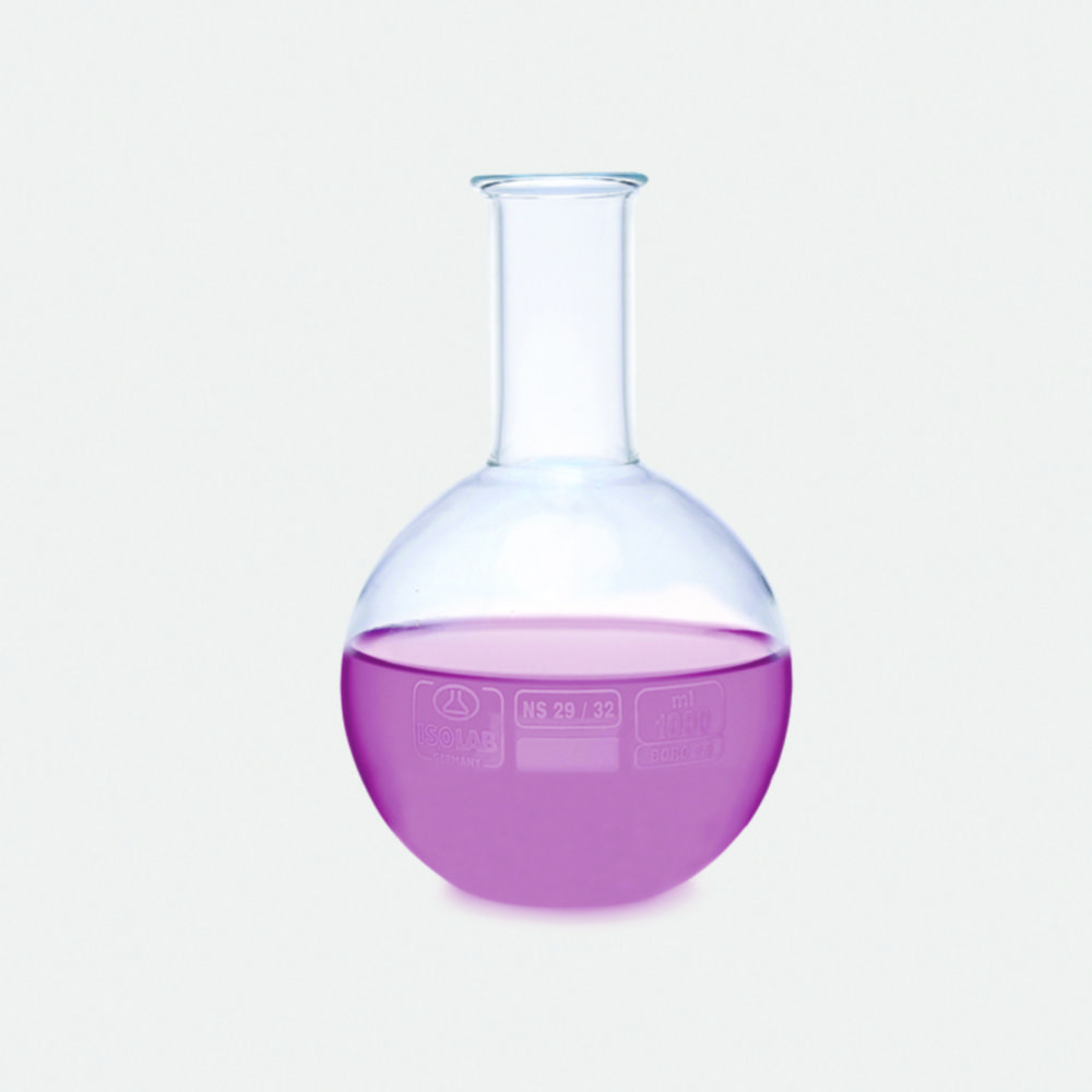 Flat bottom flasks, borosilicate glass 3.3 Flat bottom flasks, borosilicate glass 3.3