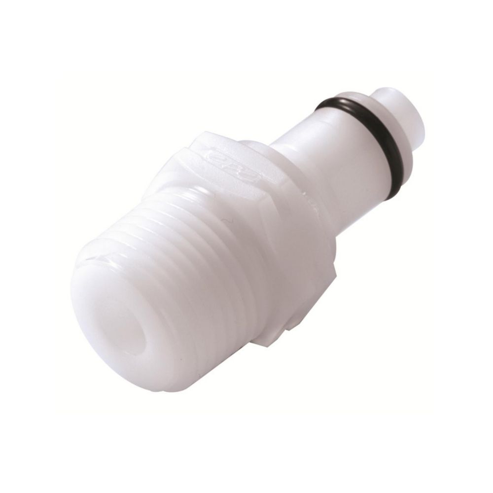 Quick-lock coupling plugs with valve, PLC Series, Acetal Quick-lock coupling plugs with valve, PLC Series, Acetal