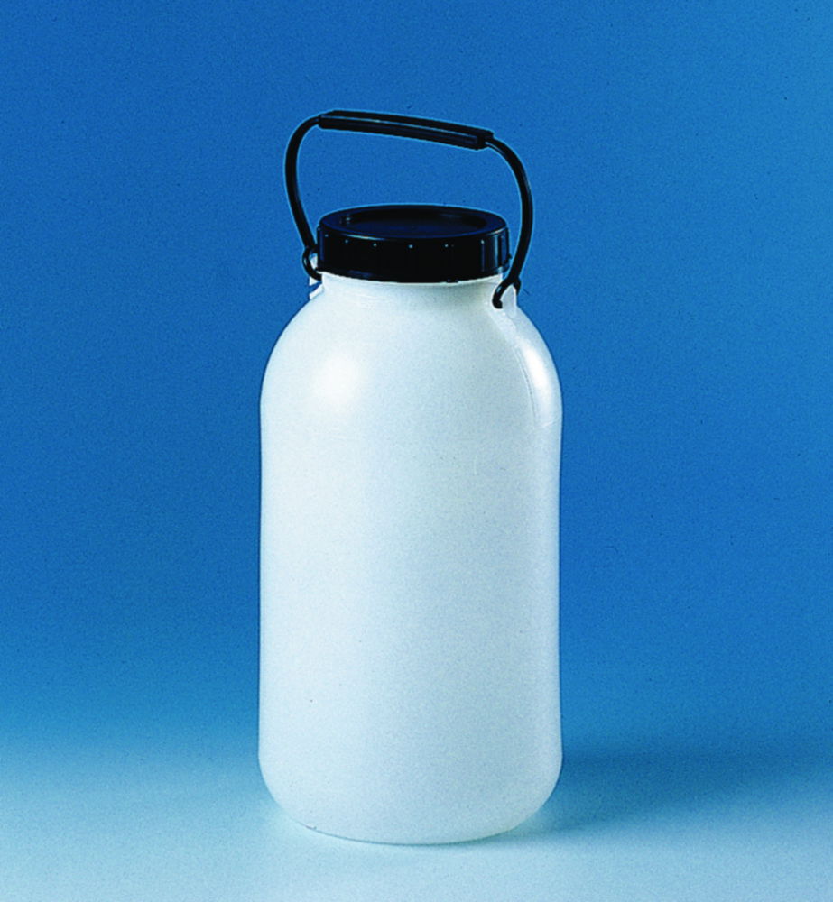 Wide mouth storage bottles, HDPE