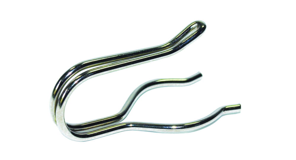 Spring clips for oxygen bottles according to Winkler Spring clips for oxygen bottles according to Winkler