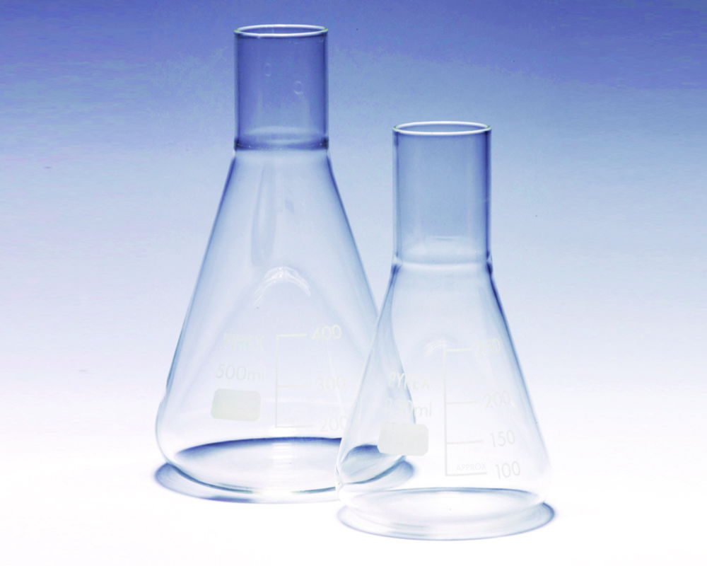 Culture flasks, Pyrex® borosilicate glass Culture flasks, Pyrex® borosilicate glass