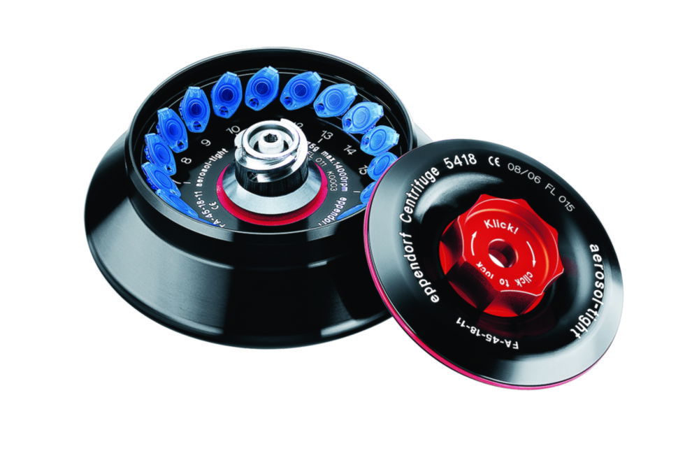 Fixed angle rotor FA-45-18-11 for centrifuges 5418/5418 R Fixed angle rotor FA-45-18-11 for centrifuges 5418/5418 R