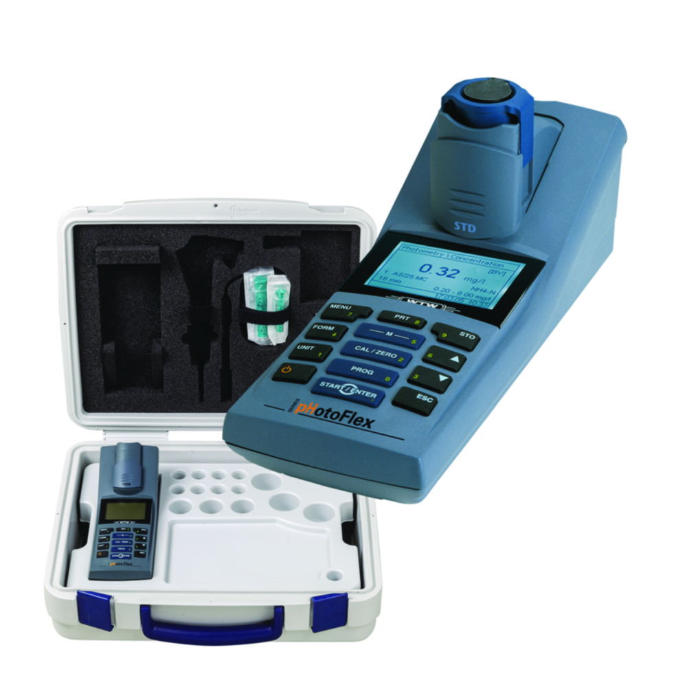 Handheld photometer pHotoFlex® STD Field case set Handheld photometer pHotoFlex® STD Field case set