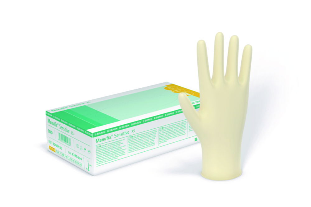 Disposable Gloves, Manufix® Sensitive, Latex Disposable Gloves, Manufix® Sensitive, Latex