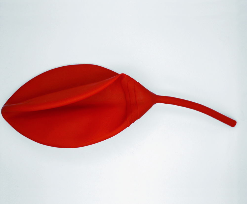 Rubber balloon with hose connection Rubber balloon with hose connection